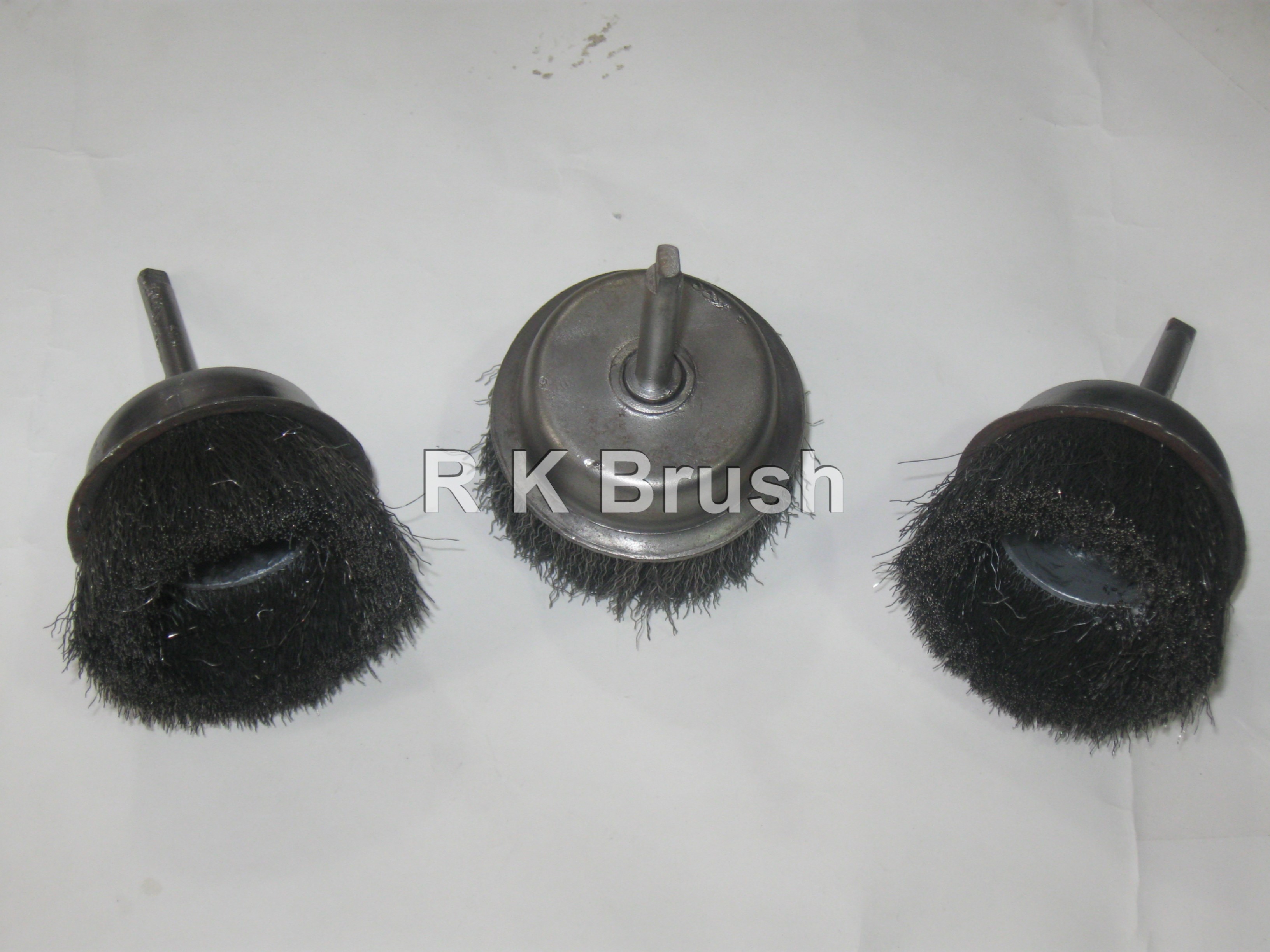 SS WIRE CUP BRUSH (SHANK)